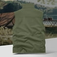 thumbnail image 4 of USNSM Mens Vest Outwear Windproof Lightweight Softshell Vest Photo Hiking Travel Work Sleeveless Jacket with Pockets Green XXXXL, 4 of 4