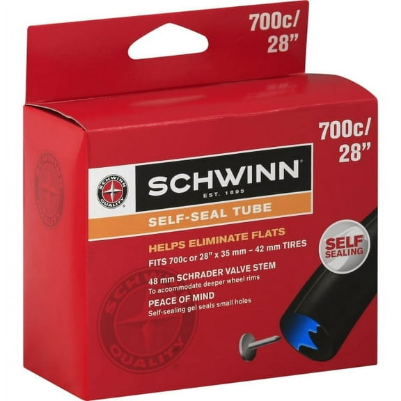 Schwinn Replacement Bike Tire Tube, Bike Inner Tube, Standard or Self Sealing