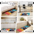 thumbnail image 6 of Logiee Rainbow Bulldog Sunglasses Print Kitchen Mats for Floor Sets of 2,Waterproof Kitchen Rugs,Non Slip Comfort Standing Mat Rug for Home,Runner,Sink,Office,Laundry, 6 of 6