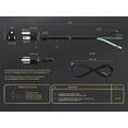 thumbnail image 5 of Cable Leader 6ft NEMA 5-15P to ROJ Pigtail AC Power Cord 18AWG, Black, 5 of 6