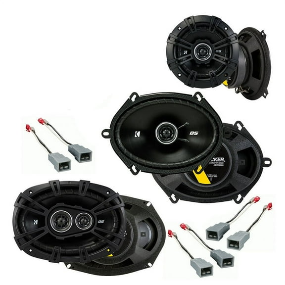 Fits Chrysler Voyager 2000-2003 Factory Speaker Upgrade Kicker DS Series Package