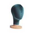 thumbnail image 4 of Serenable Mannequin Head Hat Rack Sturdy Manikin Head Model Space Saving Multifunctional Tabletop Holder for Salon Home Retail Shop Green, 4 of 9