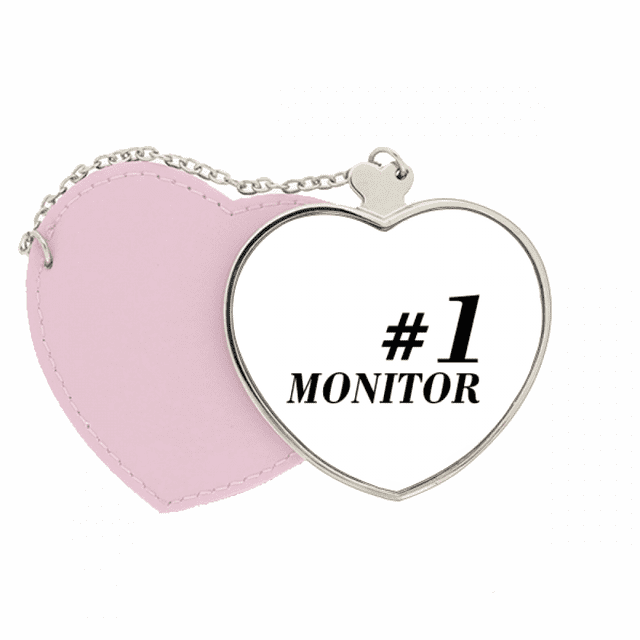 Número 1. Supervisar la temporada de graduacion Bolsa de viaje Mirror maquillaje corazón rosa