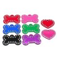 thumbnail image 2 of Wholesale 20Pcs 2MM Dog Bone Diamond Decor Pet Id Tag Custom Engraved Love Name Phone Number Cat Dog ID Tag Charm Personalized ShopWise Round, 2 of 18