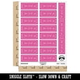 thumbnail image 2 of Confidential Double Line Border Document Sticker Set - Hot Pink - Gloss Finish - 2.00" Large, 2 of 7