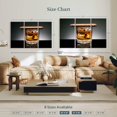 thumbnail image 3 of Elephant Stock Lit Cigar On Whiskey Wall Art - Horizontal Multi Panel Canvas - Dining Room Wall Decor - Food And Drink Multi Panel - Black And Gray Decor - 57" x 36", 3 of 4