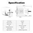 thumbnail image 4 of Tuya WiFi Smart Plug 20A EU Smart Socket With Power Monitor Timing, 4 of 5