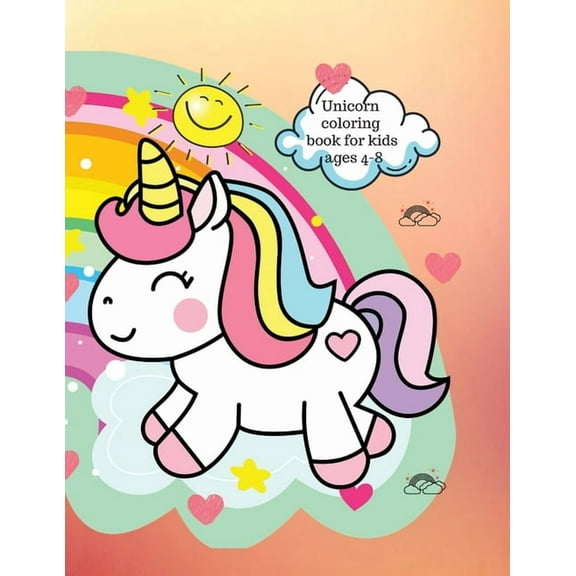 Unicorn coloring book, (Paperback)