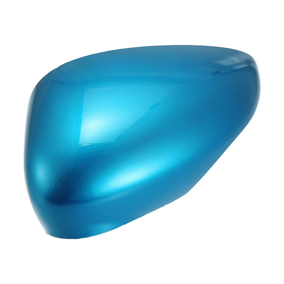 Blue Left Side Car Side Door Wing Mirror Cover Rear View Mirror Cap for Ford Fiesta MK7 2008-2017