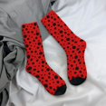 thumbnail image 5 of Logiee Ladybug Pattern Print Adult Socks for Men & Women,Calf Socks, Ankle Socks,Boots Socks,Breathable Casual Sock,Unisex Crew Socks, 5 of 6