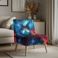 thumbnail image 3 of HELLHERO Stain Protection Decorations Armless Accent Chair Cover for Armless Chair, Armless Accent Chair Protector Butterfly Pattern Design, 3 of 8