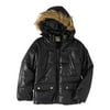 Bocini Girls Zip Up Puff Coat With Removable Hood