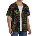 thumbnail image 2 of Kdxio Men'S Hawaiian Shirt For Men Short Sleeve Shirt Color Summer Summer Casual Holiday Beach Button Down T-Shirts, 2 of 5