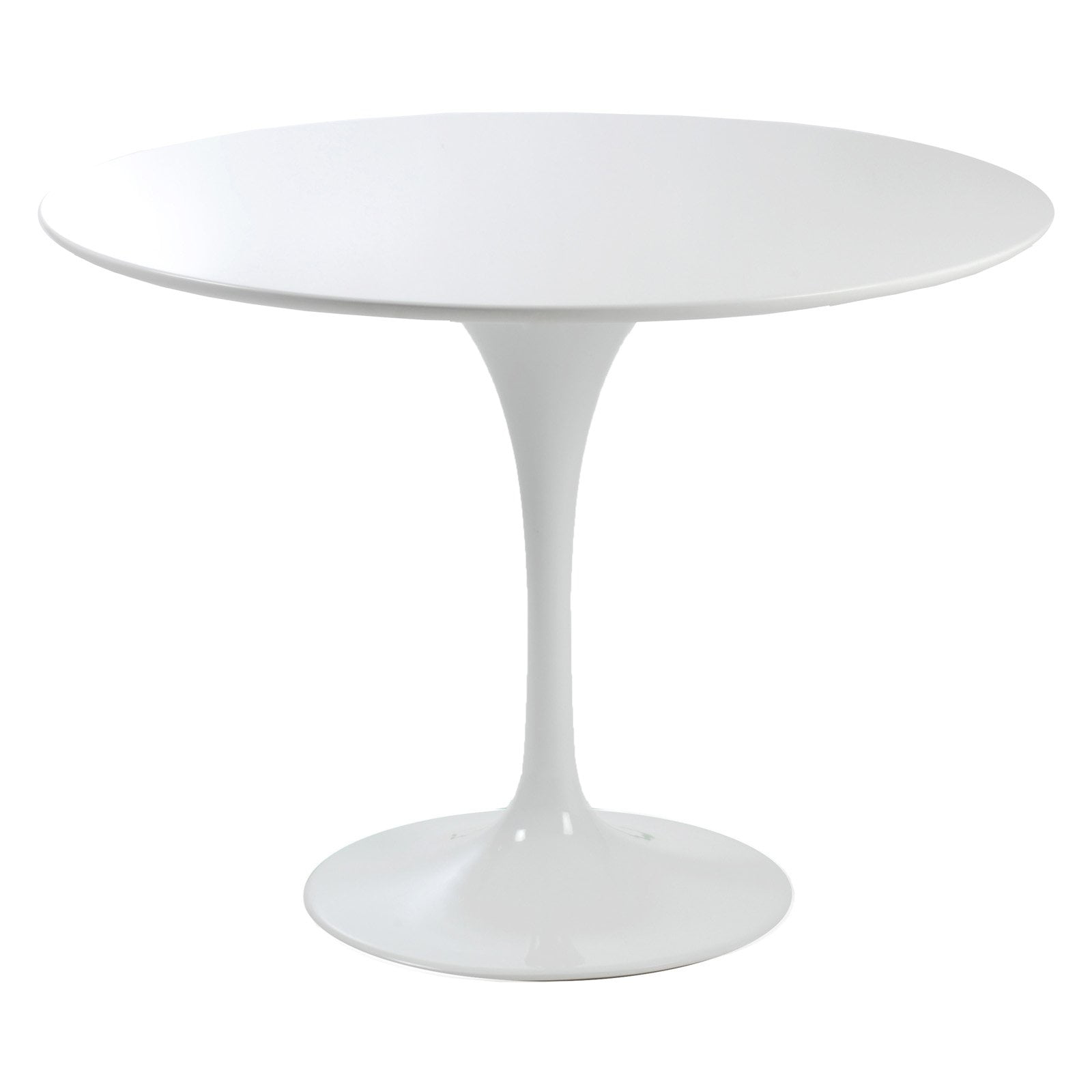 Euro Style Astrid High Gloss White Round Dining Table