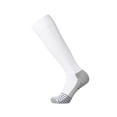 thumbnail image 2 of WQNVRNR Boys Athletic Soccer Socks- Towel Bottom Over Knee Breathable Anti-slip Unisex Long Football Sports Socks White Size 10-16Years, 2 of 5