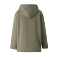 thumbnail image 4 of Posijego Veste à Capuche pour Femmes, Manches Longues, avec Poches, 4 of 5