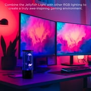 Merkury Innovations Jellyfish Night Light Lamp Motion & Multicolor Leds - Easy Mode Switching, USB Powered - 9