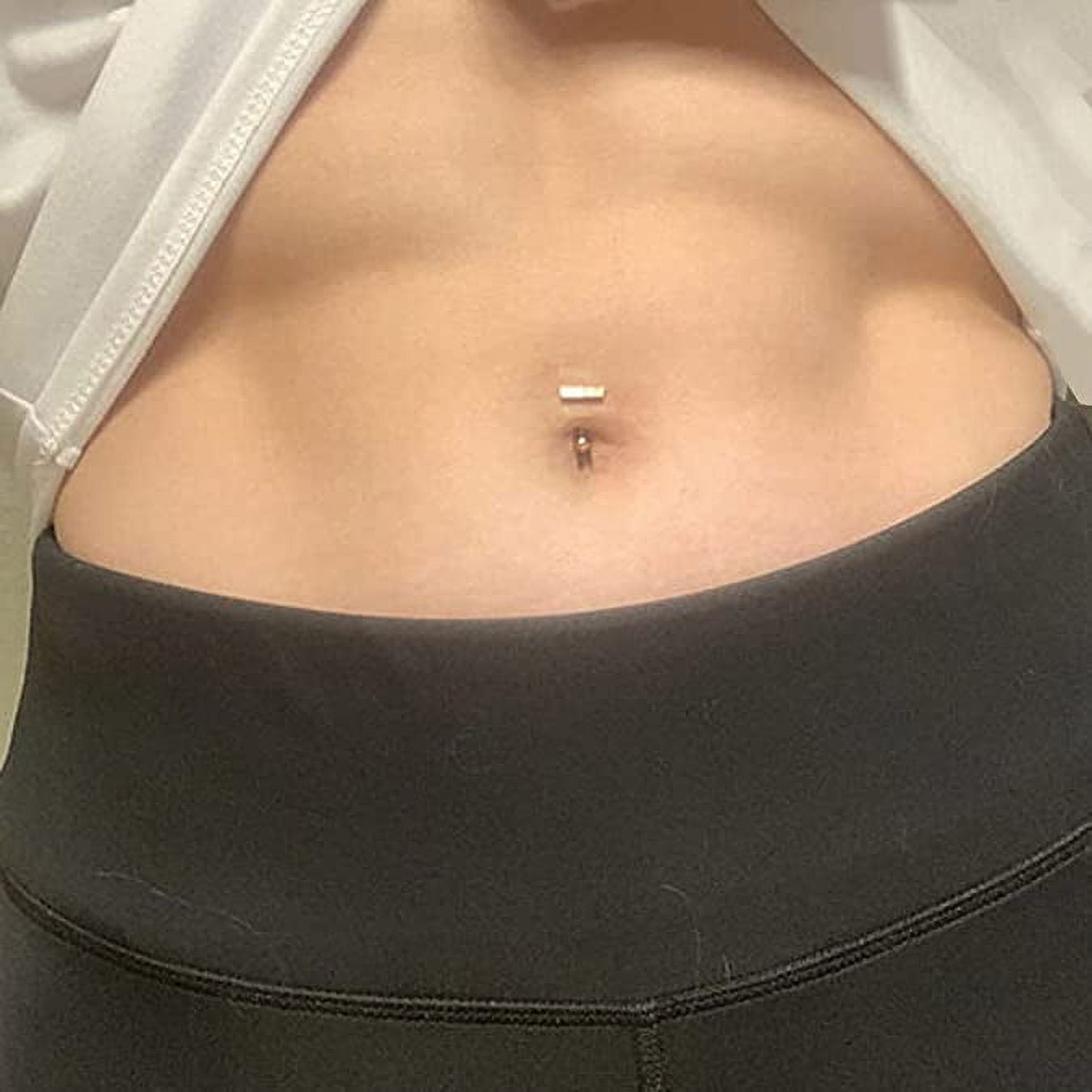 Surrme Small Belly Button Ring Belly Rings Surgical Steel Dainty