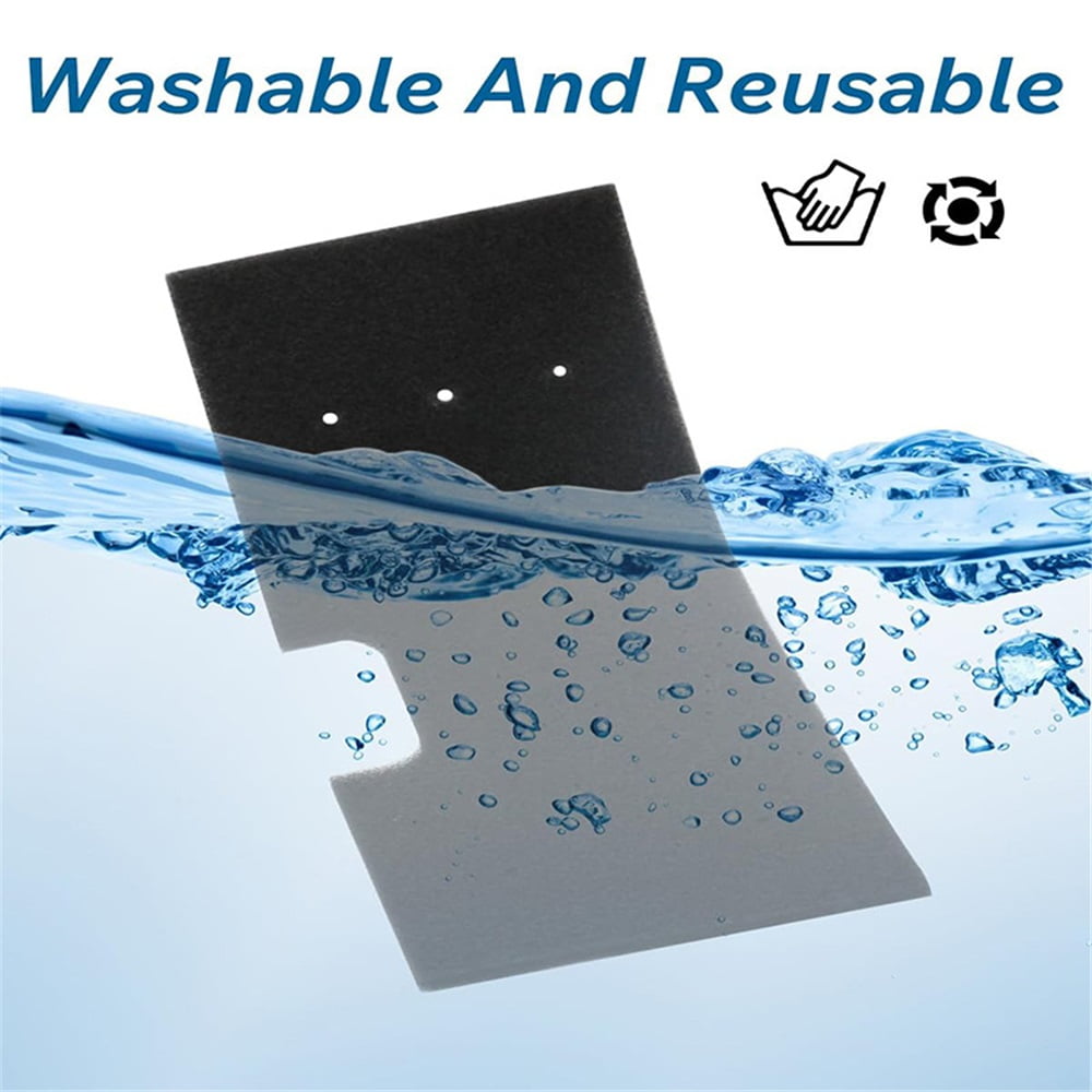 6 Pcs Cleaning Kit for GE Washer Dryer Combo,WH01X35719 Lint Filter replacement Washer Dryer Filter Sponge,Hand Washable and Reusable