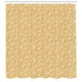 thumbnail image 3 of Ambesonne Shabby Flora Shower Curtain, Romantic Rose Petal, 69"Wx84"L, Pink and Yellow, 3 of 3