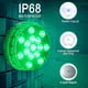 thumbnail image 3 of Luces LED sumergibles para piscina Jadeshay 15 Luces subacuáticas IP68 Control remoto RF, 3 of 7
