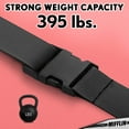 thumbnail image 4 of Mifflin Set of Luggage Straps W/ Luggage Tags (12 Pcs, Black), Adjustable Suitcase Belt, 4 of 8