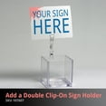 thumbnail image 4 of 7" Deluxe Clear Acrylic Square Cube Bin for Counter, 4 Pack, 4 of 4