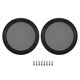 thumbnail image 1 of 2 uds. Cubierta de altavoz de Audio de 8 pulgadas cubierta protectora circular decorativa de malla metálica (negro + negro), 1 of 8