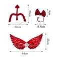 thumbnail image 3 of AuroraX Wedding 19in 23 inch Porch Goose Outfits , Porch Goose Clothes Sets Fall Seasonal Wedding Decorations for Home Outdoor, 3 of 3