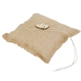 thumbnail image 4 of de Arpillera de Arpillera Almohada Cojín Boda Rústica Partido 18cm, 4 of 9