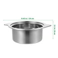 thumbnail image 2 of Raindrops Practical Stainless Steel Hot Pot Silver for Home and Restaurant 1Pc, 2 of 8