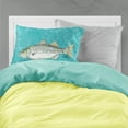 thumbnail image 2 of Carolines Treasures 8720PILLOWCASE Striped Bass Fish Fabric Standard Pillowcase Standard multicolor, 2 of 2