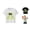 White, variant on RTKFRFLM Boys Dinosaur T-Shirt Cute Prehistoric Animal Alphabet Print Crewneck Short Sleeve Summer Active Tee 12M-12Y