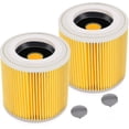 thumbnail image 1 of 2-pack patronfilter för Kärcher WD3 Premium WD2 WD3 WD3P WD3 MV2 MV3 Filter WD3 Ersättningsfilter för Kärcher Dammsugare 6.414-552.0/6414552 Hs, 1 of 5