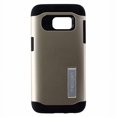 thumbnail image 1 of Spigen Slim Armor Dual Layer Case for Samsung Galaxy S7 Edge - Gold / Black, 1 of 2
