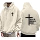 thumbnail image 5 of MHFRRA Sudadera con Capucha Estampada, Cómoda Sudadera con Capucha con Un Elegante Diseño Gráfico para Uso Informal y Actividades Al Aire Libre Beige, 5 of 5