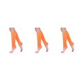 thumbnail image 3 of yingyy 2pack/lot Retro Multicolor Soft Texture Match leg For All Occasions All Orange 1 3Set, 3 of 6
