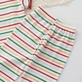 thumbnail image 3 of mgoYE Girls Pajamas 12-18 Months Short Sleeve and Pants 2Pcs Pajama Set for Kids Summer Cozy Sleepwear Red, 3 of 4