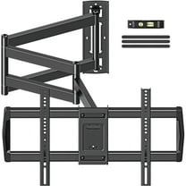 MOUNT PRO Full Motion TV Wall Mount 37.9" Long Arm TV Wall Mount for Most 42-75 Inch TVs, Max VESA 600x400mm and 99lbs Corner TV Wall Mount  with Long Extension & Tilt & Swivel Articulating Arm