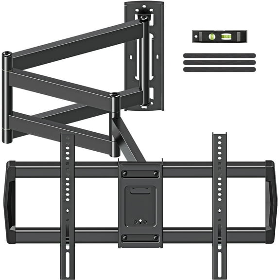 MOUNT PRO Full Motion TV Wall Mount 37.9" Long Arm TV Wall Mount for Most 42-75 Inch TVs, Max VESA 600x400mm and 99lbs Corner TV Wall Mount  with Long Extension & Tilt & Swivel Articulating Arm