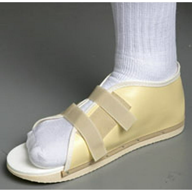 Med Spec PostOp Shoe Male w/velcro Hook & Loop Closure, XSmall