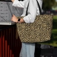 thumbnail image 6 of Large Beach Bags Water-resistant Sandproof - Leopard Print Cute Beach Tote Bags for Women with Zipper, 6 of 6