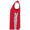 thumbnail image 3 of Augusta S Ladies Block Out Jersey Red/White 1714, 3 of 5