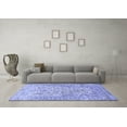 thumbnail image 3 of Ahgly Company Indoor Rectangle Persian Blue Traditional Area Rugs, 3' x 5', 3 of 4