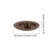 thumbnail image 2 of Tornillo Tapa Cubiertas, 40uds 12x3mm Plástico Tornillo Decoración Cubierta para Phillips Leva Accesorio Tuerca Autorroscante Tornillo, Oscuro Café Unique Bargains tornillos autorroscantes, 2 of 5