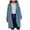 Blue, variant on jjayotai Clearance Light Cardigan for Women, Oversized Long Sleeve Lapel Winter Knit Sweater Formal Office Vintage Jacket Solid Color Single Breasted Overcoat