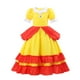 thumbnail image 1 of Vestido de princesa de lujo para niños, disfraz de Cosplay de Margarita, juego Vintage amarillo, juego de rol de melocotón, ropa de fiesta de Halloween para niñas Fivean unisex, 1 of 2