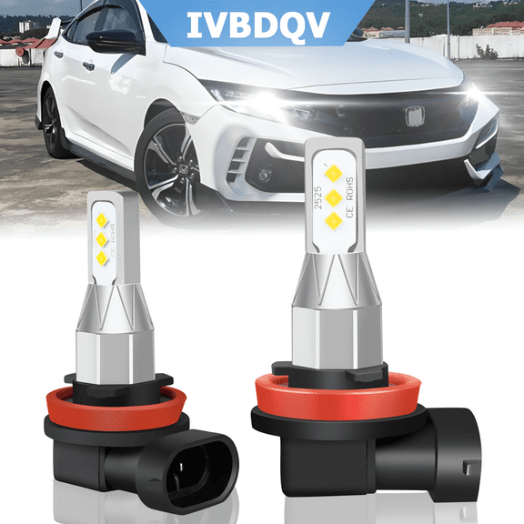 IVBDQV H11 LED Headlight Bulbs Low or Fog Beam for Honda Civic 2016-2020