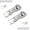 Silver, variant on Door Locks Hasp Latch, 3 Inch Stainless Steel Safety Packlock Clasp Hasp Lock Latch, Extra Thick Door Gate Lock Hasp with Screws Brushed Finish 2 Pack