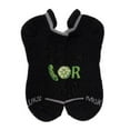 thumbnail image 6 of Muk Luks Men's 6 Pack Pickleball Ankle Socks, Black/Green, One Size, 6 of 7